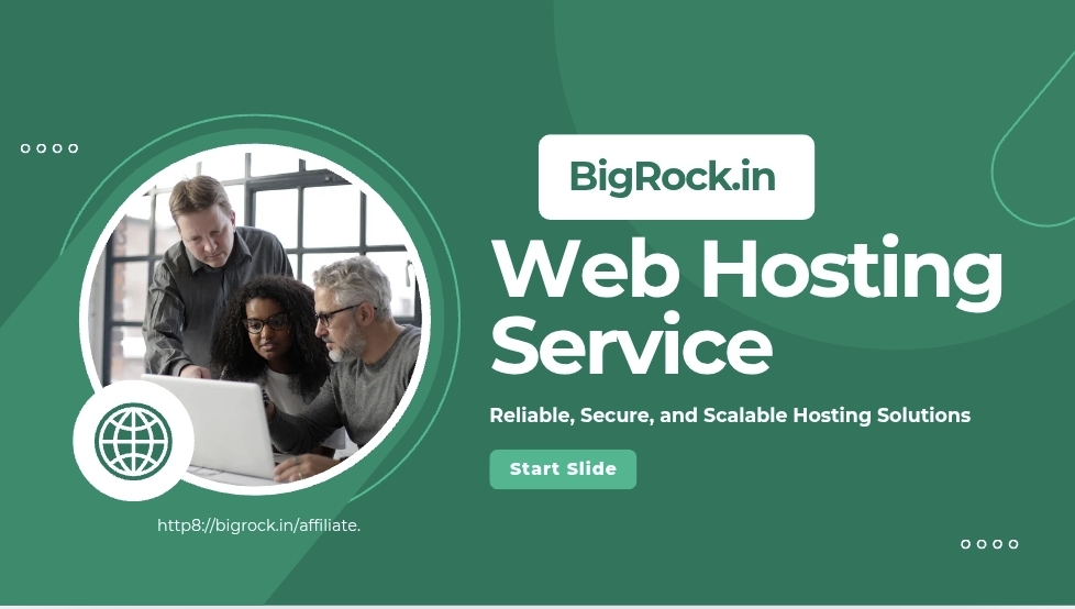 BigRock affiliate dashboard showing earnings and referral stats for web hosting sales