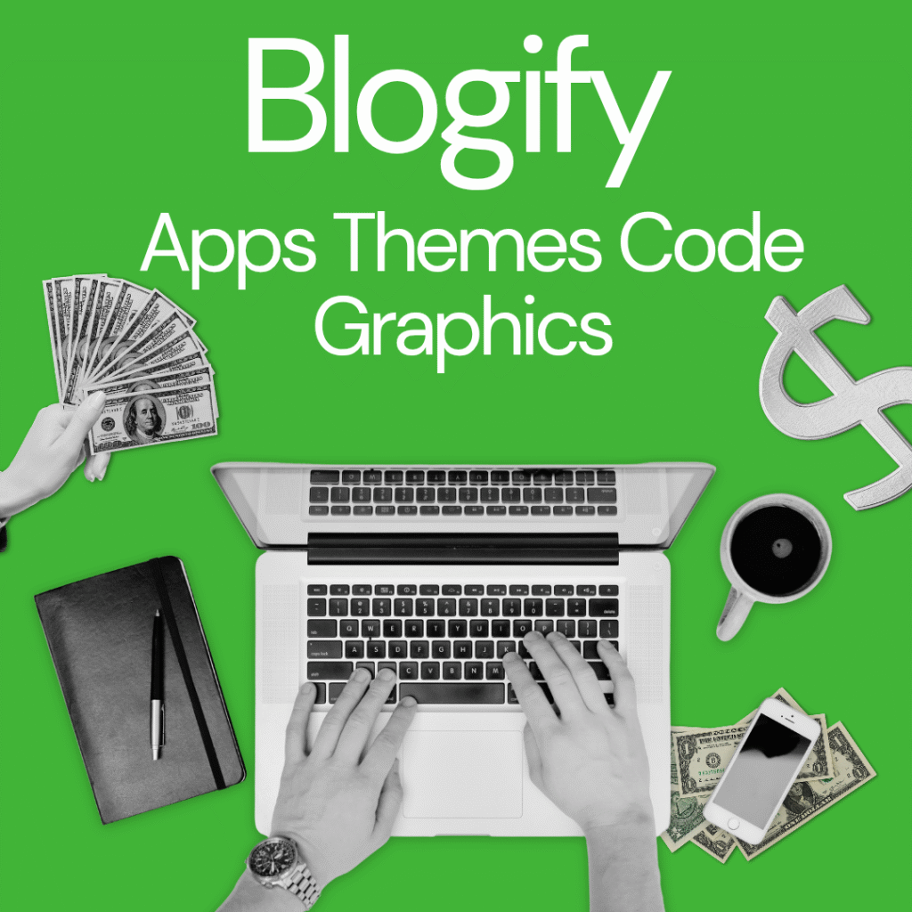 Content creators using Blogify on laptops